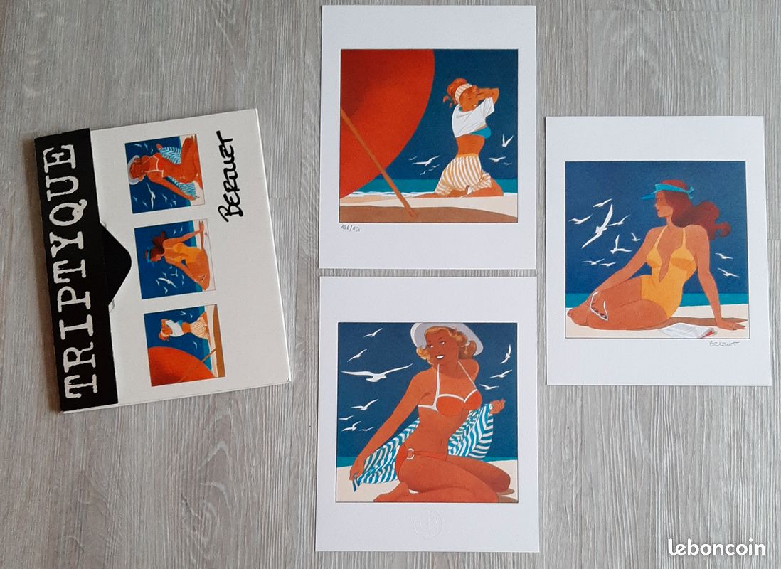 Bd BERTHET Triptyque coffret 126/950ex (image 1)