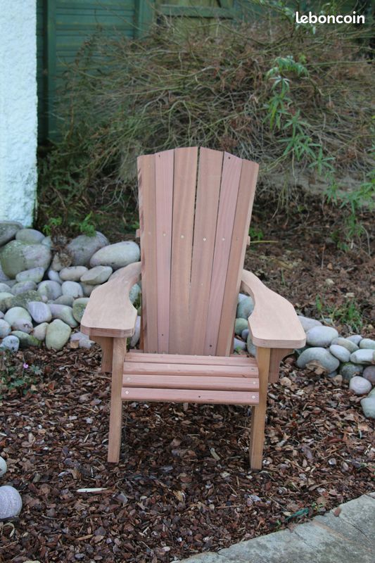 FAUTEUIL CANADIEN TERRASSE dit ADIRONDACK pour ENFANT (image 2)