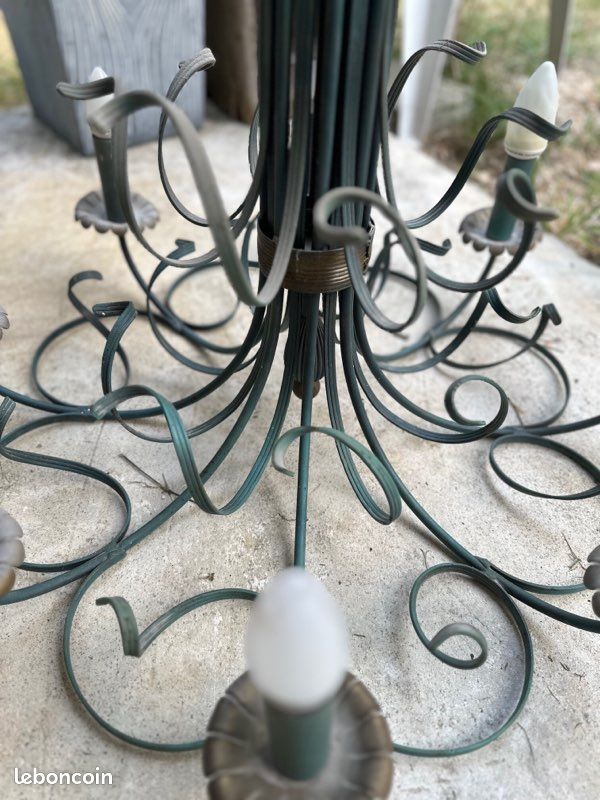Lustre en fer forgé (image 3)