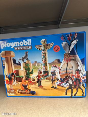 PLAYMOBIL 5247 CAMP des Indiens avec tipi NEUF EUR 86,00 - PicClick FR
