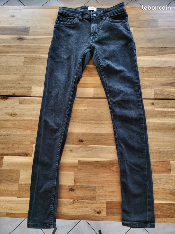 Pantalon jean skinny noir homme Jules taille 32 XXS (image 2)