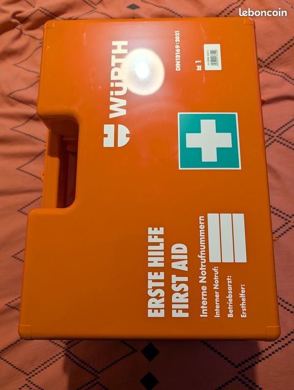 Mallette de premiers secours DIN 13169 WURTH (image 1)