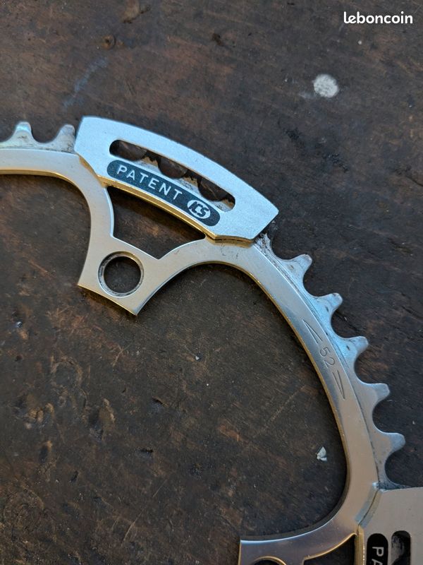 Plateau Campagnolo 52 Dents 135 BCD – Vintage Vélo De Route (années 80)