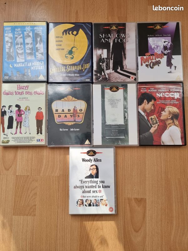 Lot de 9 DVD Woody Allen (image 1)