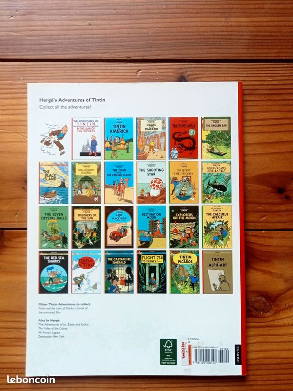 Lot 4 tintin anglais (image 4)