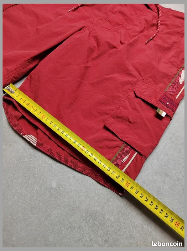Short de bain Tommy Hilfiger - Homme Taille L - Bordeaux (image 10)