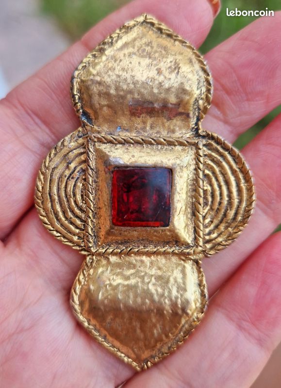 Broche Vintage Maroussia - Bijou Ancien, Superbe état, Pièce De Collection Années Rétro