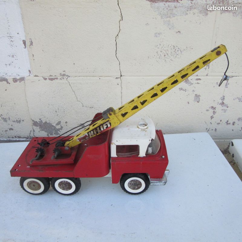 Jouet Plastique Ancien Camion Semi Remorque Norma Philips HC HD 1035 62cm