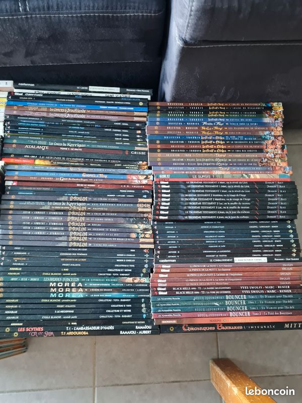 Lot de 160 bd trolls de troy et merlin plus le 3 ieme testament et le prince de la nuit et beaucoup (image 2)