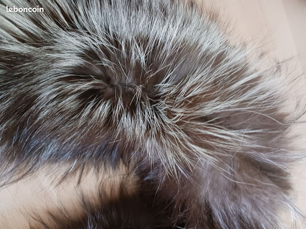 Coussin en fourrure véritable renard - France