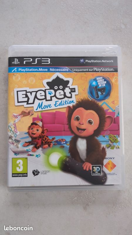 Jeu EyePet Move Édition - PlayStation 3 (PS3) - Très Bon État Complet