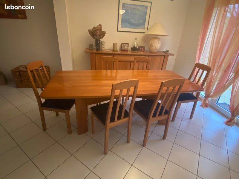 Table « TONNEAU » en Orme Massif (image 3)