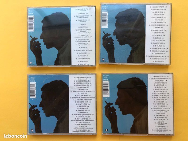 4 CD du coffret de Gainsbourg à Gainsbarre (image 2)