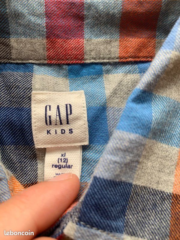 Chemise Gap, 12 ans, très bon état (image 2)
