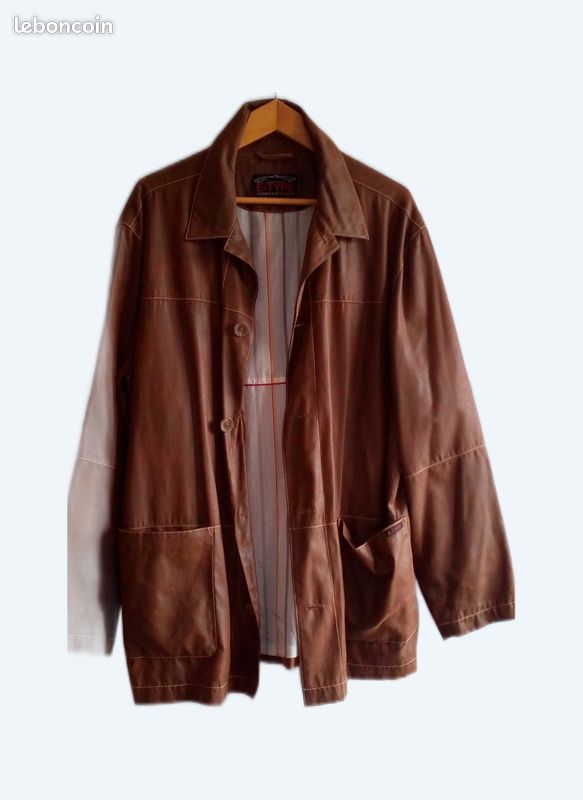 Veste simili cuir légère Taille XL Très Bon état (image 1)