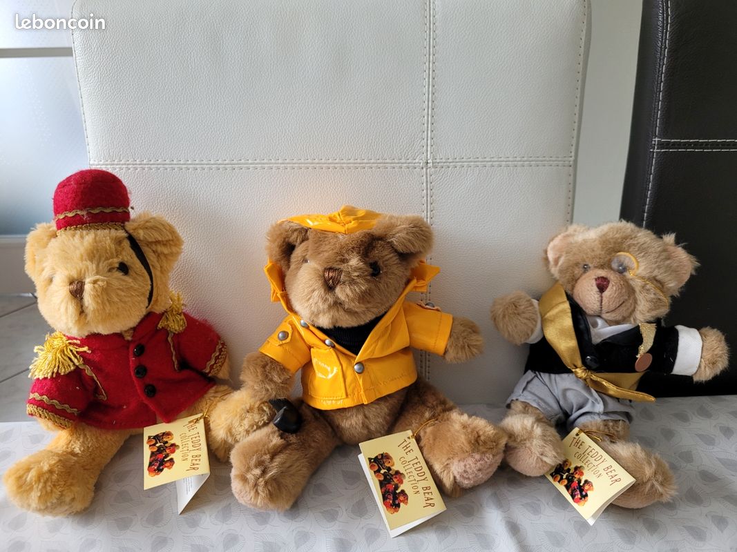 Lot De 3 Tableaux Encadrés – Ours En Peluche Collection ''Les Amis Sont Les Meilleurs''