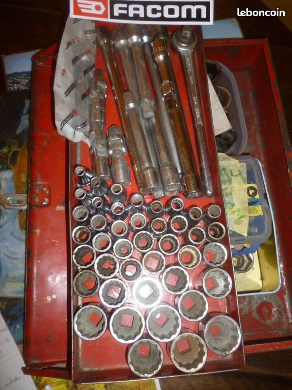 Vide garage Rare clé dynamométrique FACOM R 203 pour douilles 1/4 (image 7)