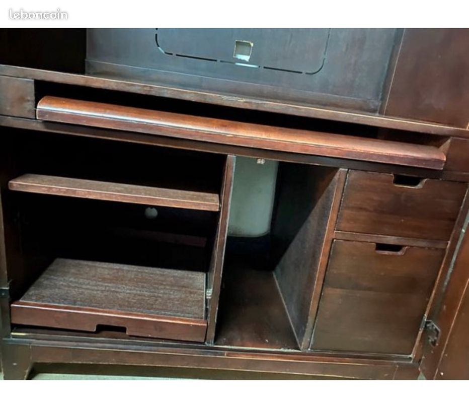 Meuble bureau en bois (image 3)
