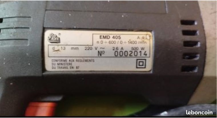 Test, avis et prix : Perceuse à percussion filaire AEG Ergomax Zone Outillage