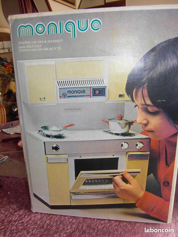 Cuisine en tôle années 60/70 vintage jouet ancien (image 3)