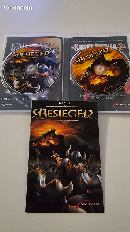 Lot De 6 Jeux PC (CD-ROM) - Hobby Soft Budget - Arcade, Plateformes, Simulation, Stratégie - 2005
