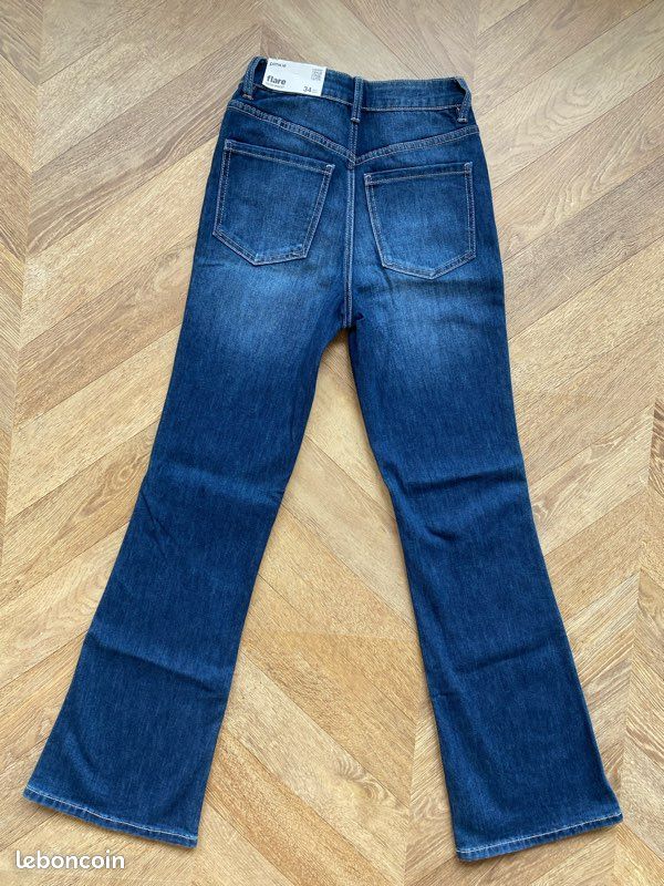 Jean femme flare high waist Pimkie - taille 34 (image 3)