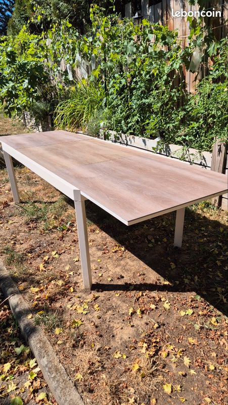 Table exterieur extensible céramique (image 2)