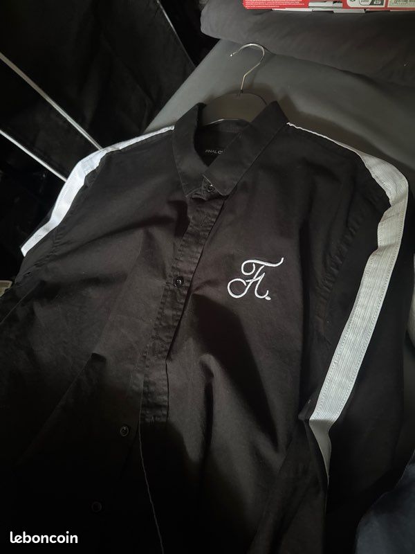 Chemise Noir Final club (image 1)