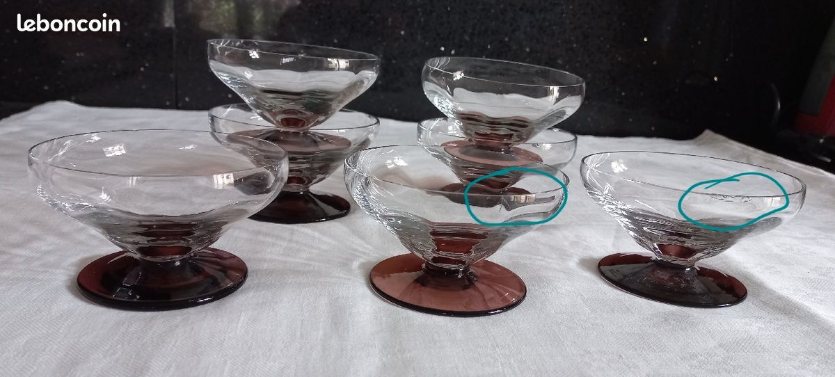 Coupes à dessert anciennes (image 3)