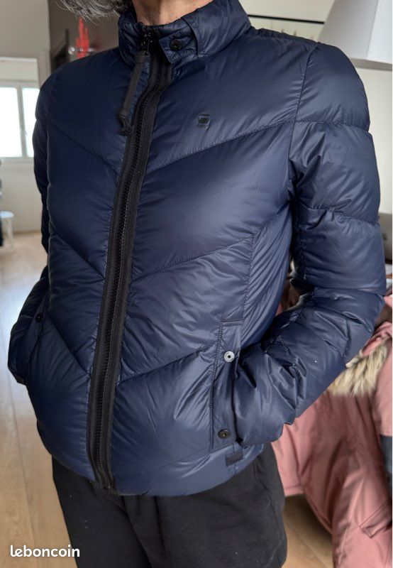 G-STAR RAW doudoune duvet neuve S femme bleu marine Vêtements