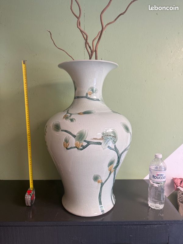 Grand vase décoratif en céramique 70 cm (image 1)