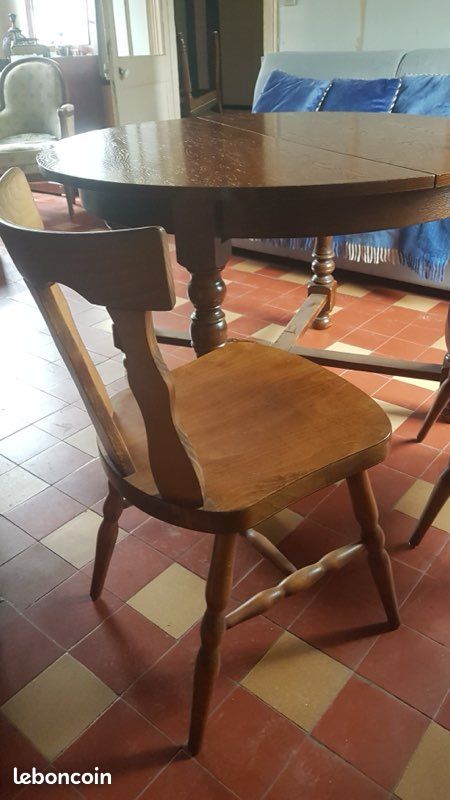 Table à rallonge + chaises (image 4)