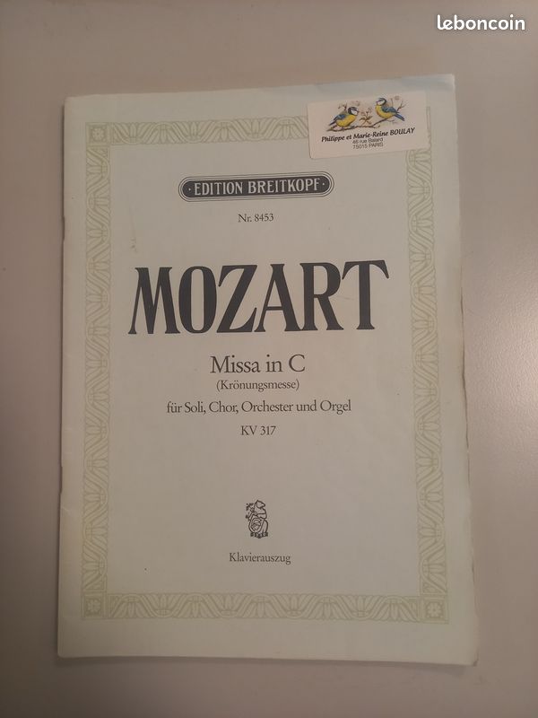 Messe du couronnement Mozart (image 1)