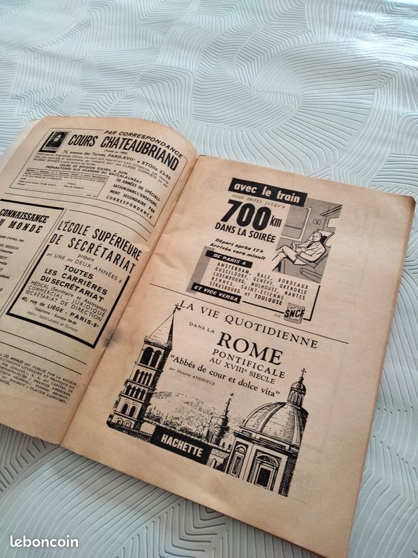 Revue mensuelle LES ANNALES AVRIL 1962 (image 3)