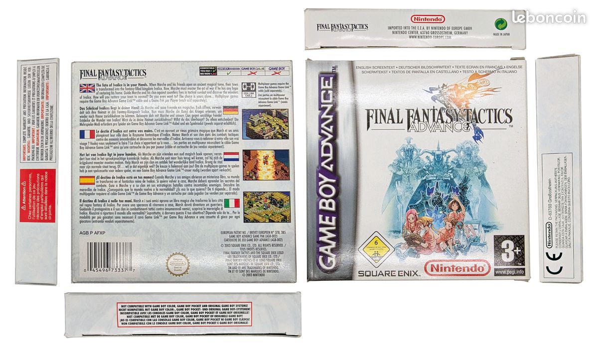 Square Enix Final Fantasy Tactics Advance GBA PAL 2003 AGB-AFXP-EUR (image 7)