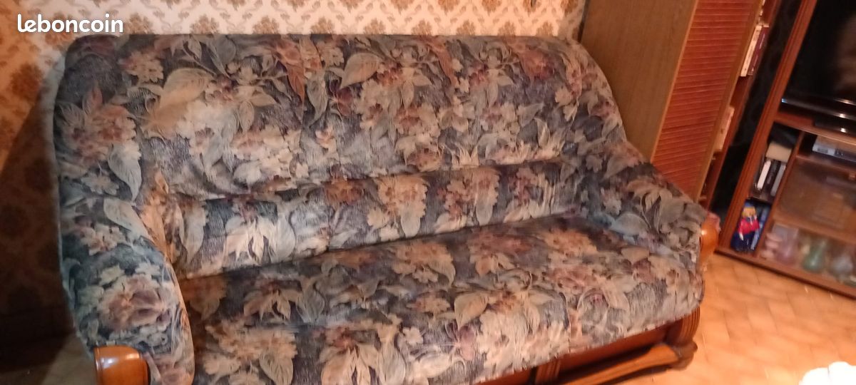 Salon en chêne et tissu (image 1)