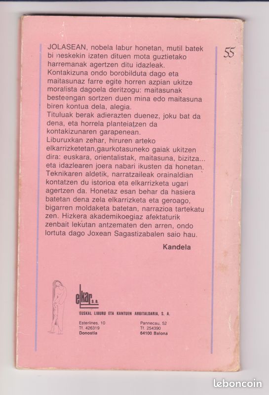 JOLASEAN de JOXEAN SAGASTIZABAL en Basque (image 2)