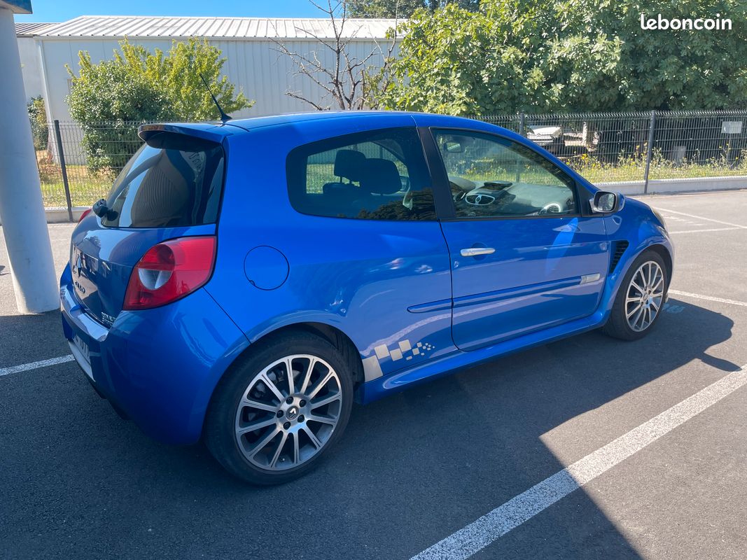 Renault Clio 3 RS 2.0 16V 197CH Phase 1 Pack Luxe 3P Bleu Monako (image 14)