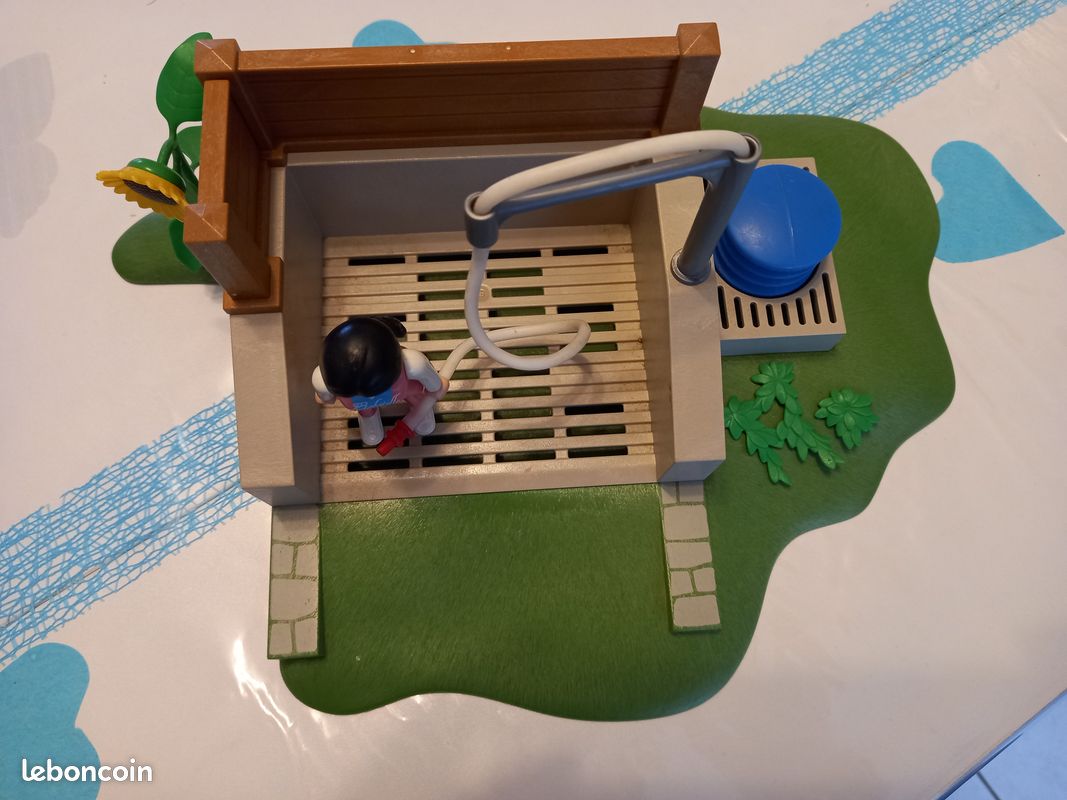 Playmobil – enclos et zone de lavage pour chevaux (image 3)