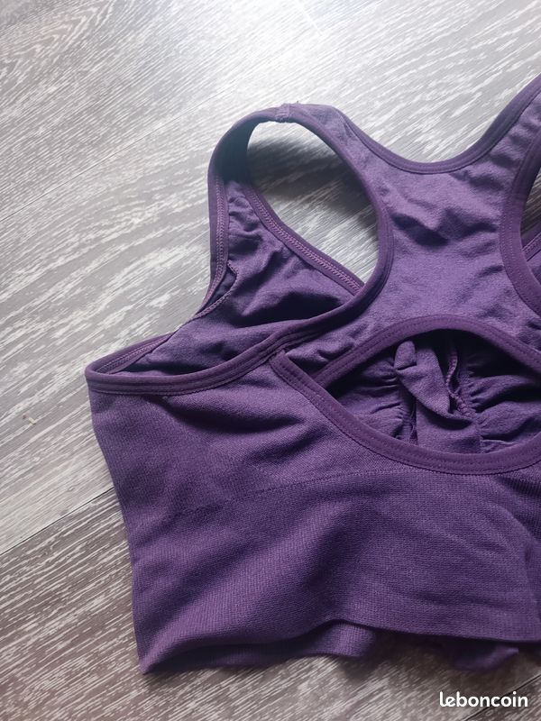 Brassière de sport Violette zippée de Shein (image 5)