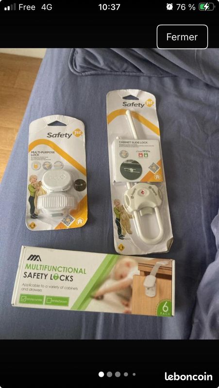 Kit neuf compet verrous de sécurité pour enfants (image 1)
