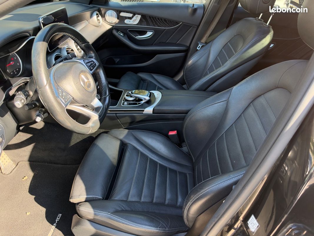 Mercedes CLASSE C BREAK 220 d Sportline 9G-Tronic {TOIT OUVRANT - SIEGE ELECTRIQUE - SON BURMESTER} (image 21)