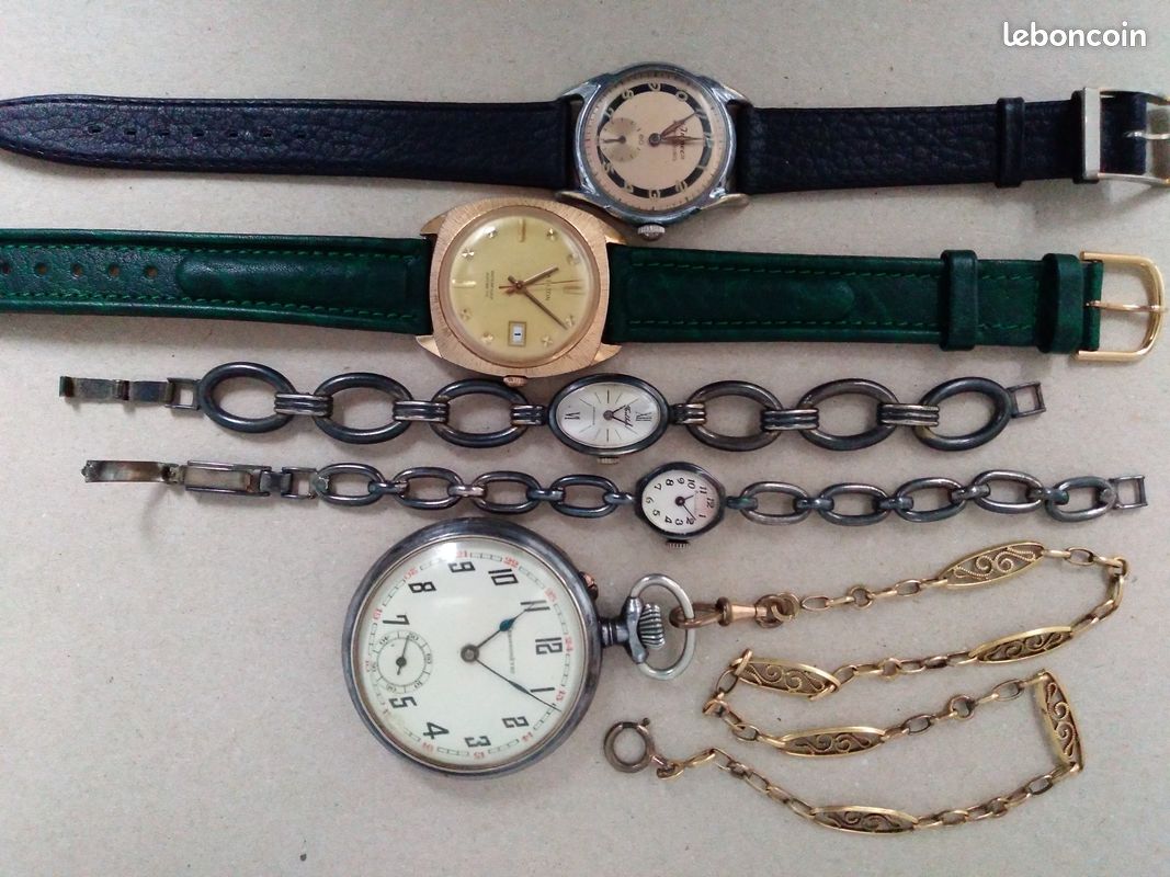 Lot de montres années 60/70 (image 1)