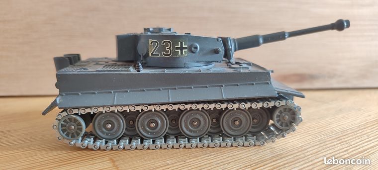 Char Tigre 1 Solido échelle 1:50 - Modèle Militaire Allemand 1980, Complet, En Métal