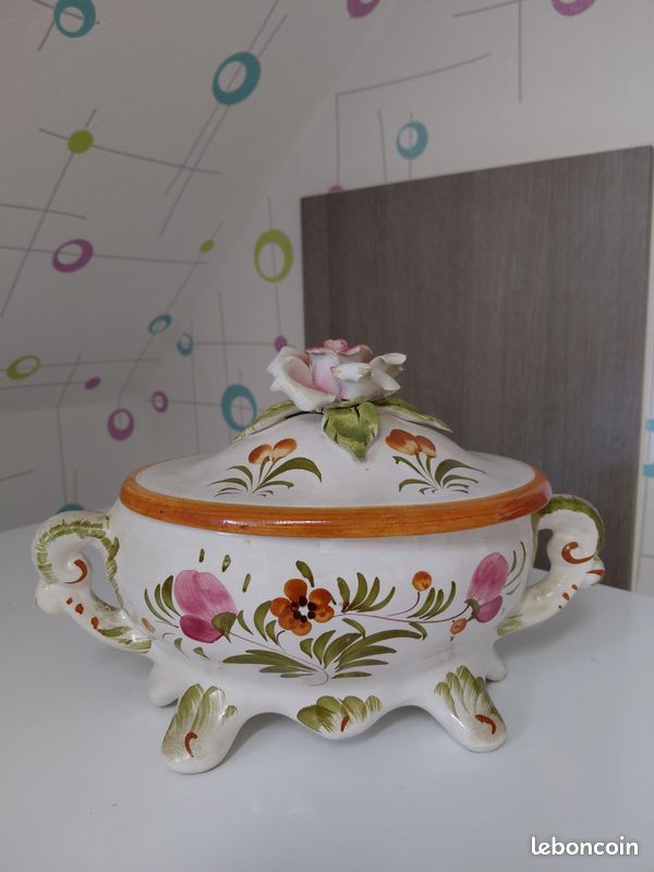 Soupière vintage céramique (image 1)
