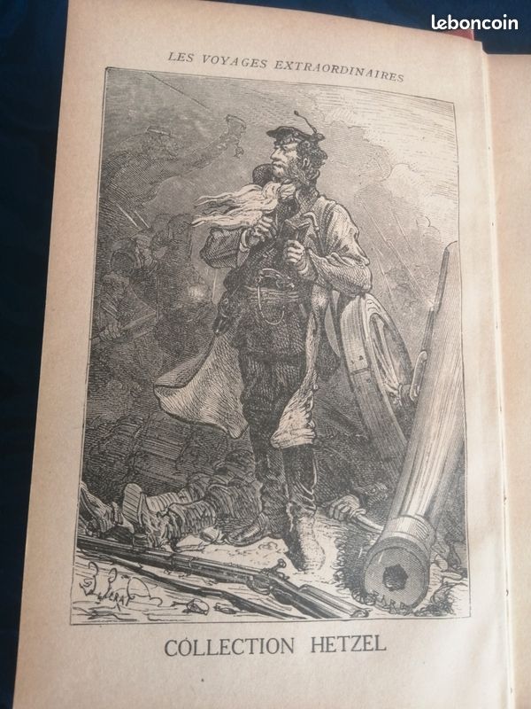 JULES VERNE collection Hetzel de 1922 et 1923. L'île mystérieuse I, II: les naufragés de l'air et l'abandonné (image 11)