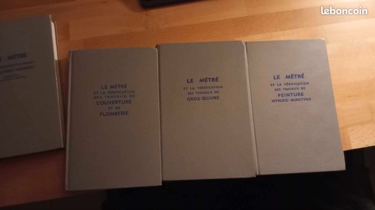 Ancien livre métreur bâtiment (image 1)