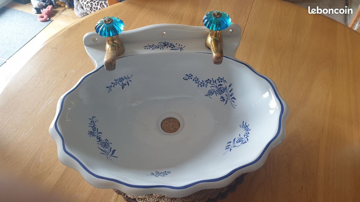 Petit vasque décoré main Maurice HERBEAU (image 1)