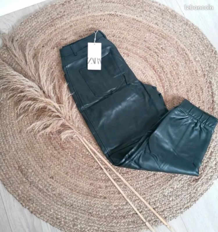 Leather Simili Cuir Zara Pantalon Zara Pantalon Cuir Femme Zara