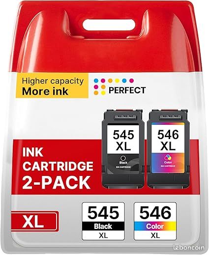 ZENOINK PG-545 XL Cartouches D'encre De Rechange Pour Canon Pixma TS3355 MX495 TR4550 TR4551 TS3350 MG2400 MG2500 MG2555 MG2555s MG3050 (545XL Noir